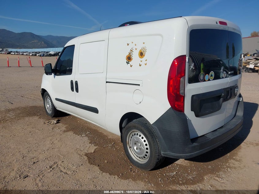 Vin: zfbhrfab1m6t92617, lot: 46799838, ram promaster city tradesman 20213
