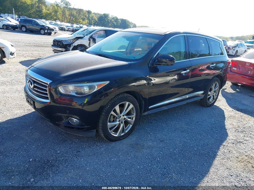 Vin: 5n1al0mm0dc321741, lot: 46799842, infiniti jx35 20132