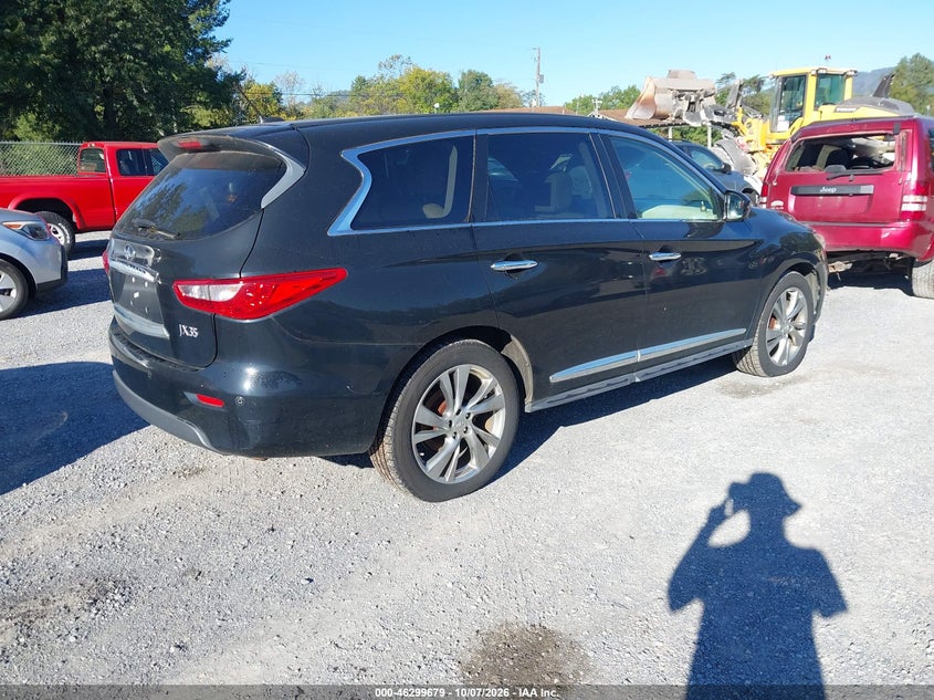 Vin: 5n1al0mm0dc321741, lot: 46799842, infiniti jx35 20134