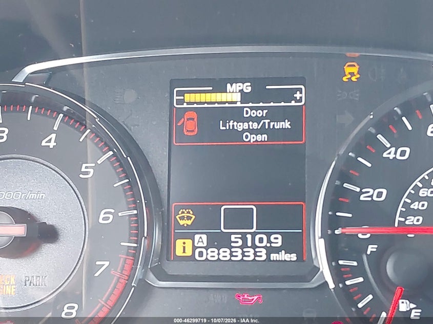 SUBARU WRX 2018 VIN JF1VA1A62J9819719