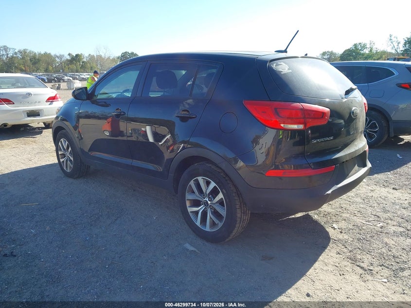 Vin: kndpbcac9g7842310, lot: 46799897, kia sportage lx 20163