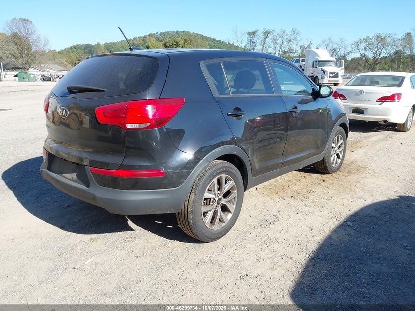 Vin: kndpbcac9g7842310, lot: 46799897, kia sportage lx 20164