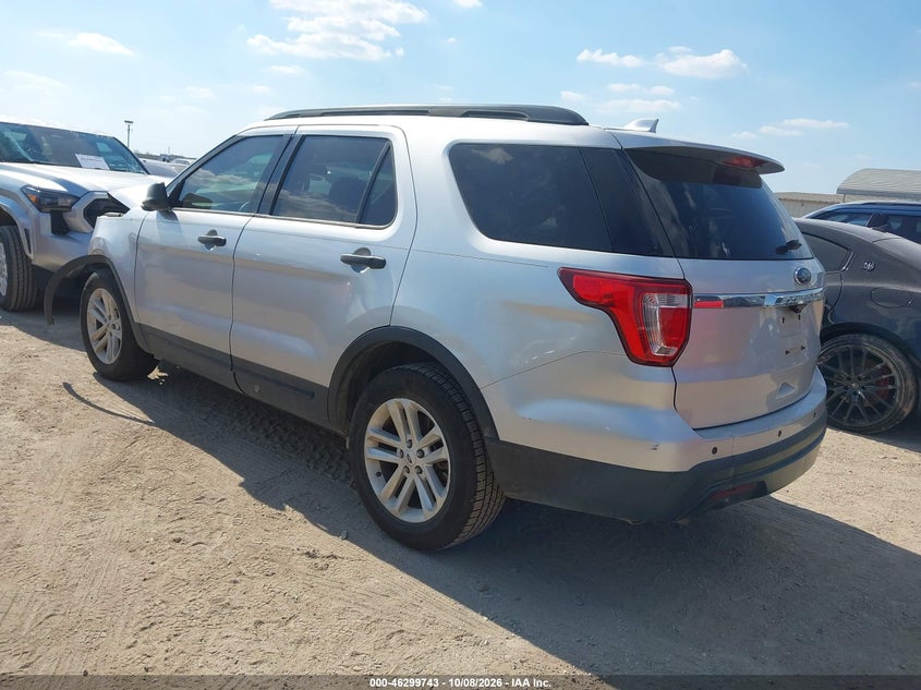 Vin: 1fm5k7bh9hgb30434, lot: 46799906, ford explorer 20173