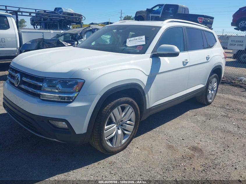 Vin: 1v2wr2ca9kc583961, lot: 46799929, volkswagen atlas 3.6l v6 se w/technology 20192