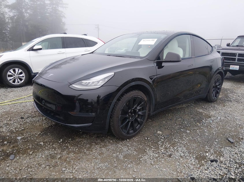 Vin: 5yjygdee5lf025850, lot: 46799953, tesla model y long range dual motor all-wheel drive 20202