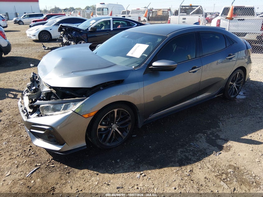 Vin: shhfk7h41lu208543, lot: 46799954, honda civic sport 20202