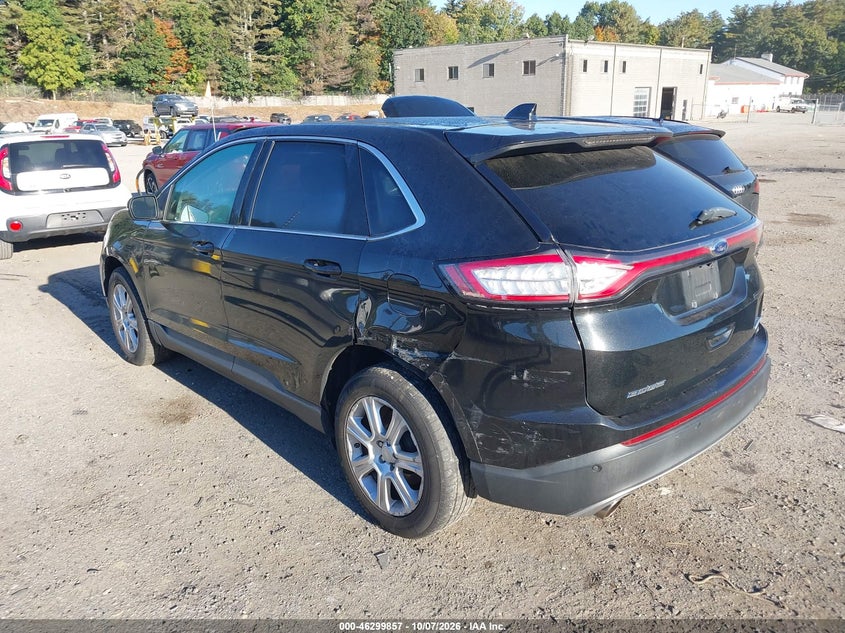 Vin: 2fmtk4j84fbb69931, lot: 46800020, ford edge sel 20153