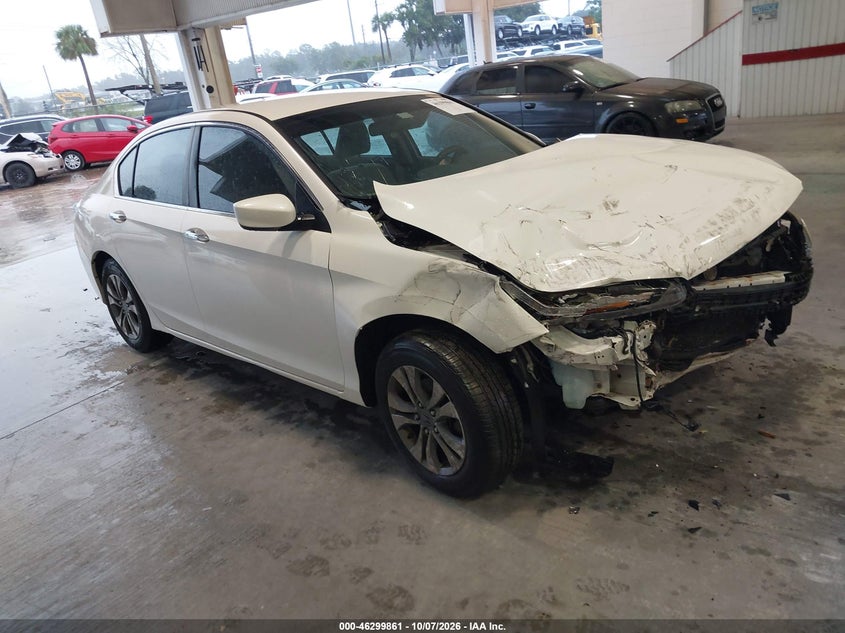 Vin: 1hgcr2f39da130800, lot: 46800024, honda accord lx 20131
