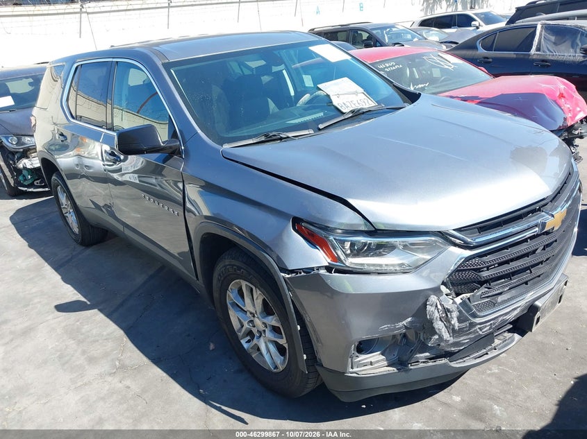 Vin: 1gnerfkw7jj124091, lot: 46800030, chevrolet traverse ls 2018 img_1