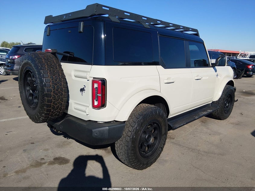 Vin: 1fmde8bh9sla89732, lot: 46800046, ford bronco outer banks 20254
