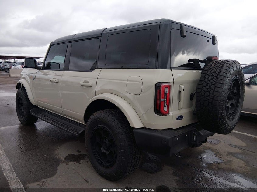 Vin: 1fmde8bh9sla89732, lot: 46800046, ford bronco outer banks 20253