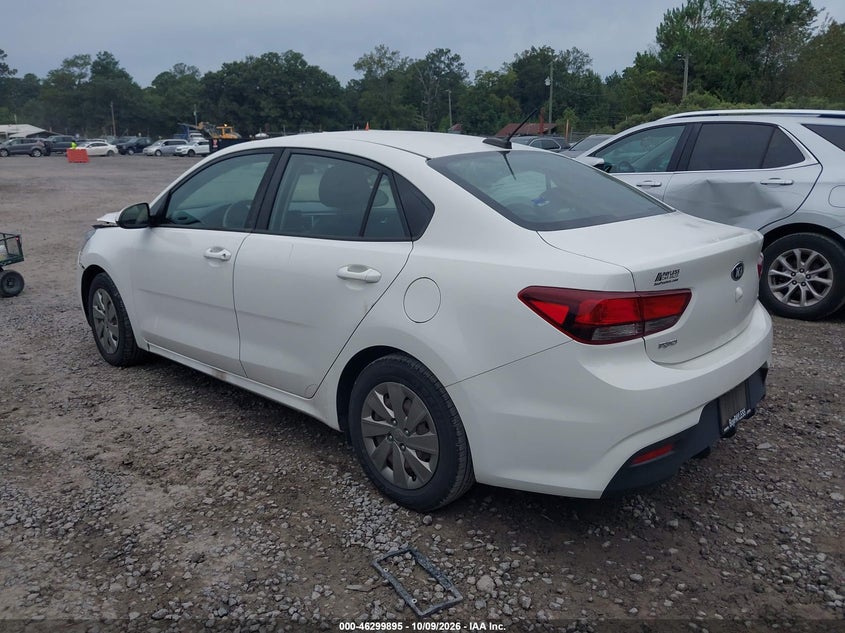 Vin: 3kpa24ad8le296159, lot: 46800058, kia rio s 20203
