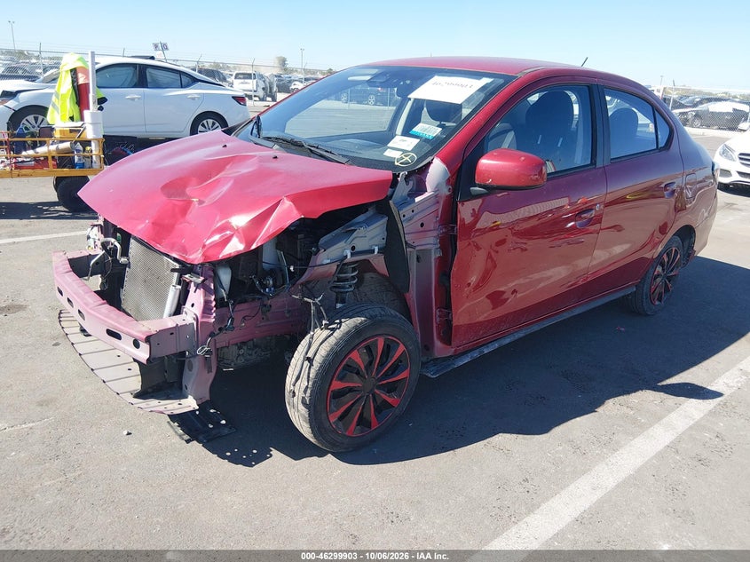 Vin: ml32fufj1rhf00266, lot: 46800066, mitsubishi mirage g4 es 20242