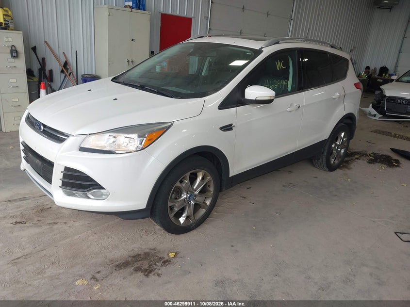 Vin: 1fmcu9j91eua79421, lot: 46800074, ford escape titanium 20142
