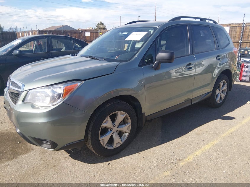 Vin: jf2sjabc4fh456694, lot: 46800075, subaru forester 2.5i 20152