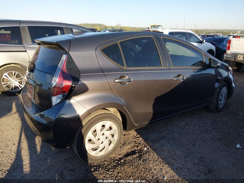 Vin: jtdkdtb34g1136402, lot: 46800077, toyota prius c two 20164