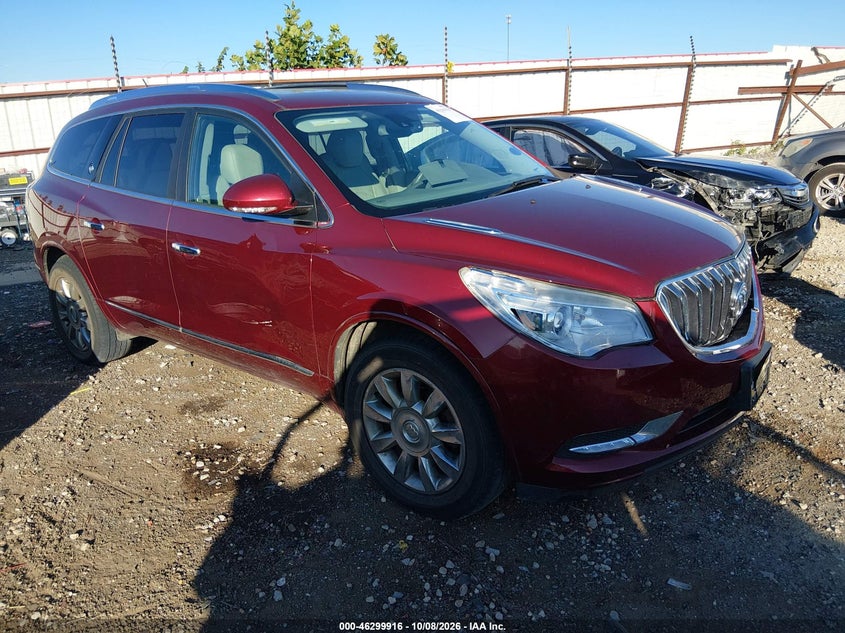 Vin: 5gakrbkd4fj235970, lot: 46800078, buick enclave leather 20151