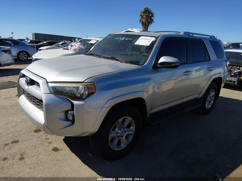 Vin: jtezu5jr9f5094957, lot: 46800087, toyota 4runner sr5 premium 20152