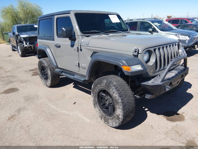 Vin: 1c4gjxan0jw289023, lot: 46800115, jeep wrangler sport 4x4 2018 img_1