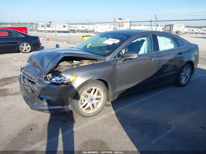 Vin: 1fa6p0hd7e5356605, lot: 46800116, ford fusion se 20142