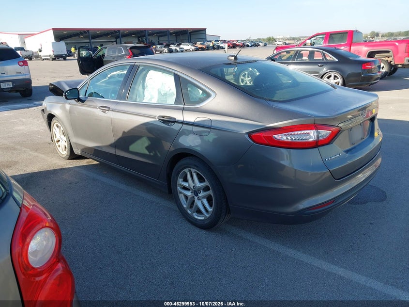 Vin: 1fa6p0hd7e5356605, lot: 46800116, ford fusion se 20143