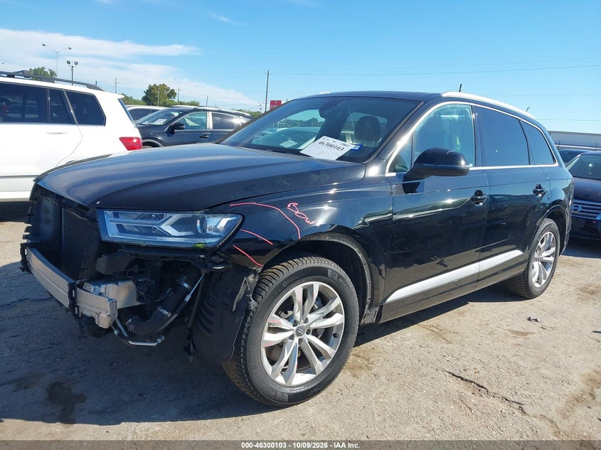 Vin: wa1ahaf7xhd049356, lot: 46800266, audi q7 2.0t premium 20172