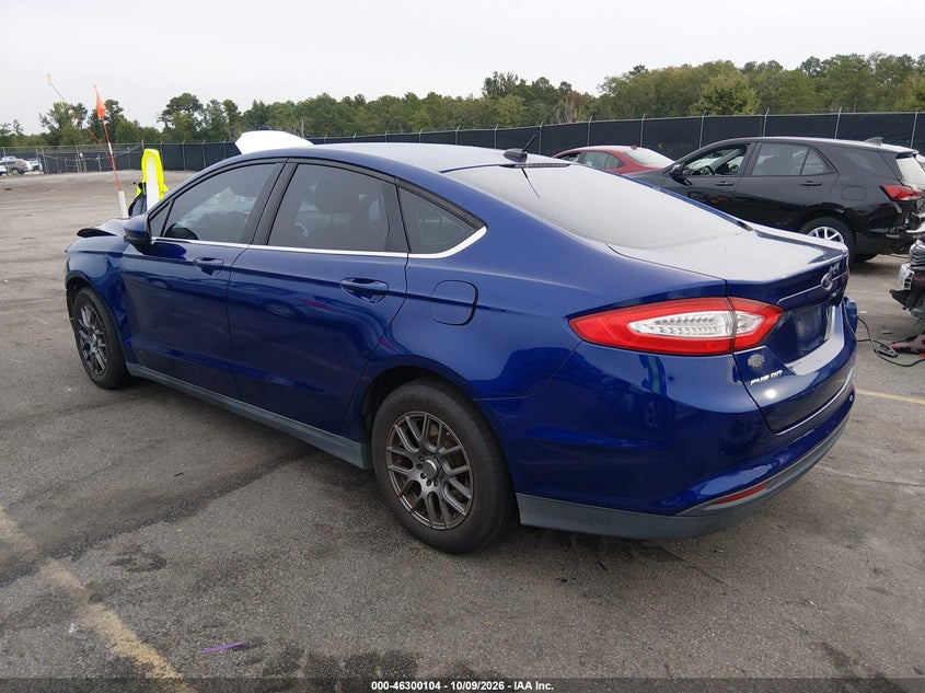 Vin: 1fa6p0g74e5355195, lot: 46800267, ford fusion s 20143