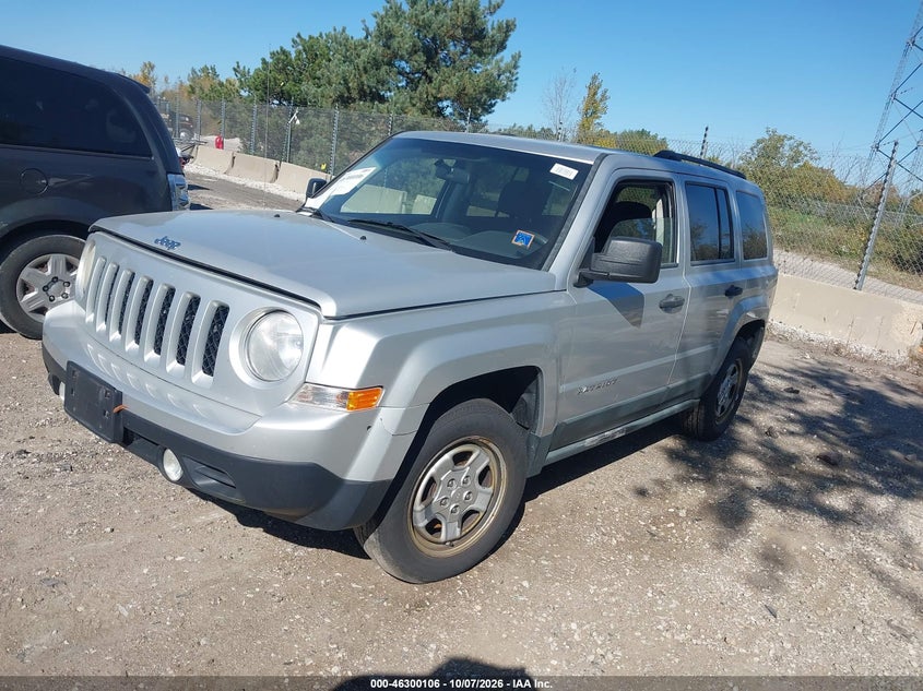 Vin: 1j4nt1ga3bd267124, lot: 46800269, jeep patriot sport 20112
