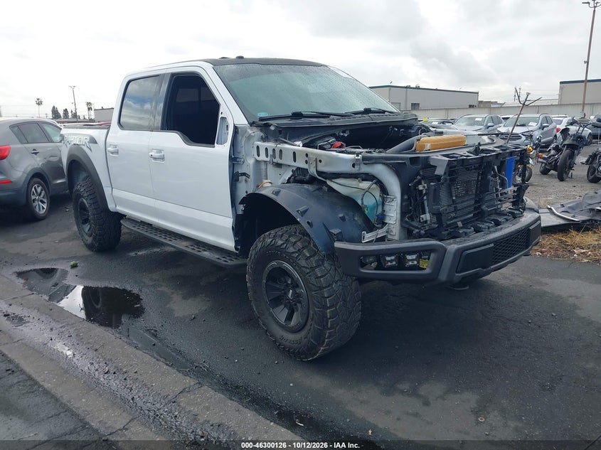 Vin: 1ftfw1rg9jfa47735, lot: 46800289, ford f-150 raptor 20181