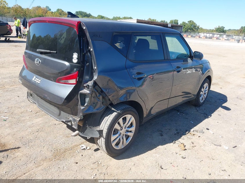 Vin: kndj23auxl7734898, lot: 46800297, kia soul lx 20204