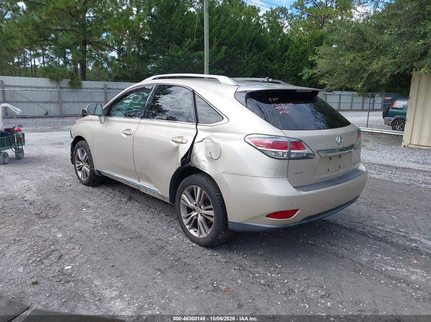 Vin: 2t2zk1ba0fc190387, lot: 46800311, lexus rx 350 20153