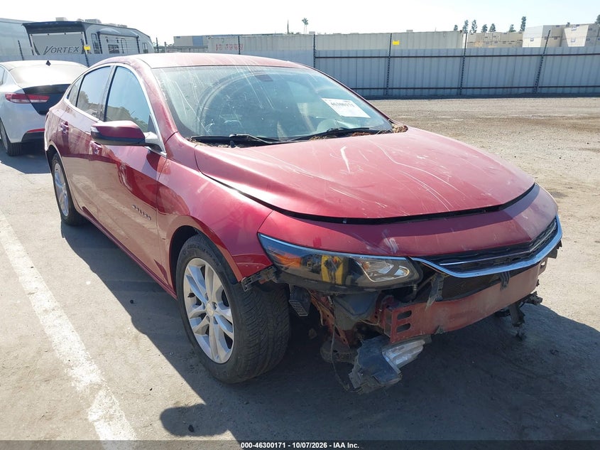 Vin: 1g1ze5st1gf321994, lot: 46800334, chevrolet malibu 1lt 20161