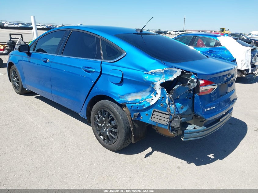 Vin: 3fa6p0g70kr284487, lot: 46800343, ford fusion s 20193