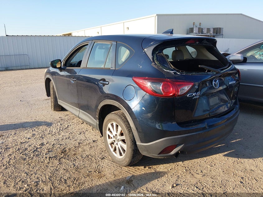 Vin: jm3ke4by1g0744342, lot: 46800345, mazda cx-5 sport 20163