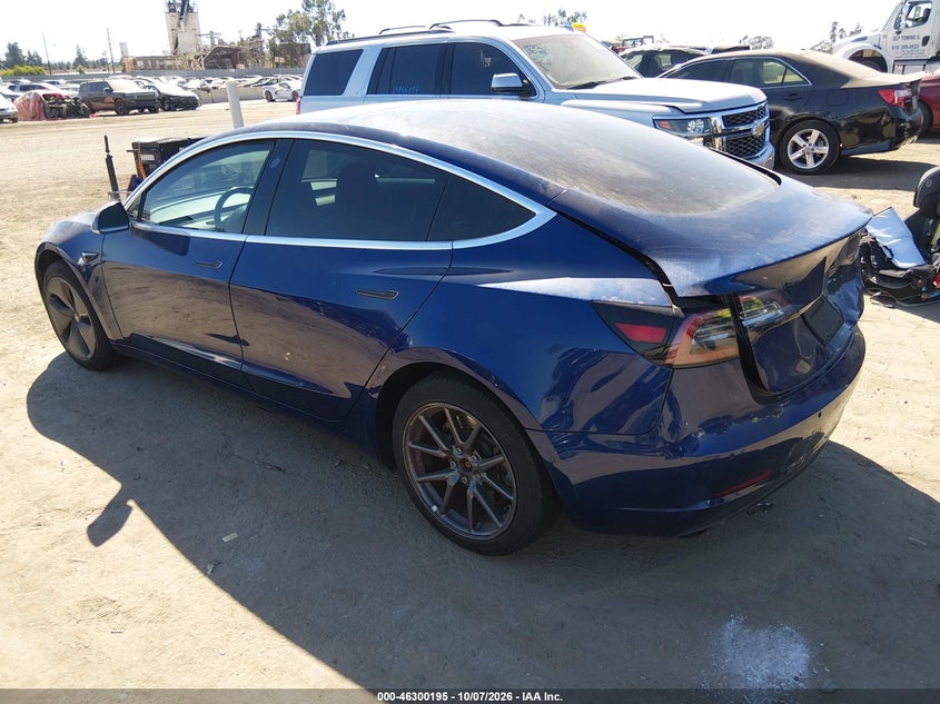 Vin: 5yj3e1ea1kf190451, lot: 46800358, tesla model 3 long range/mid range/standard range/standard range plus 20193