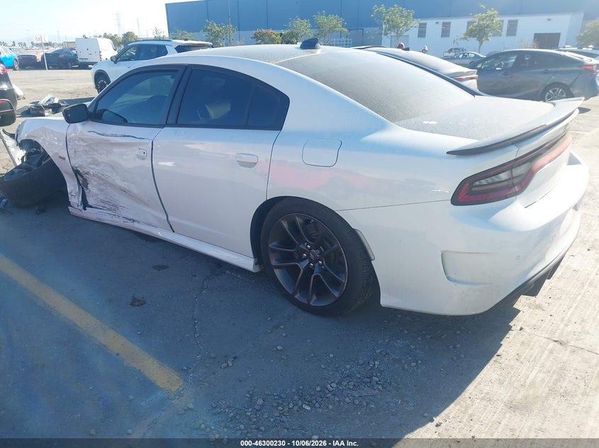 Vin: 2c3cdxgj2ph570181, lot: 46800393, dodge charger scat pack 20233