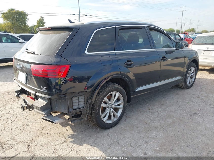 Vin: wa1laaf76hd054177, lot: 46800395, audi q7 3.0t premium 20174