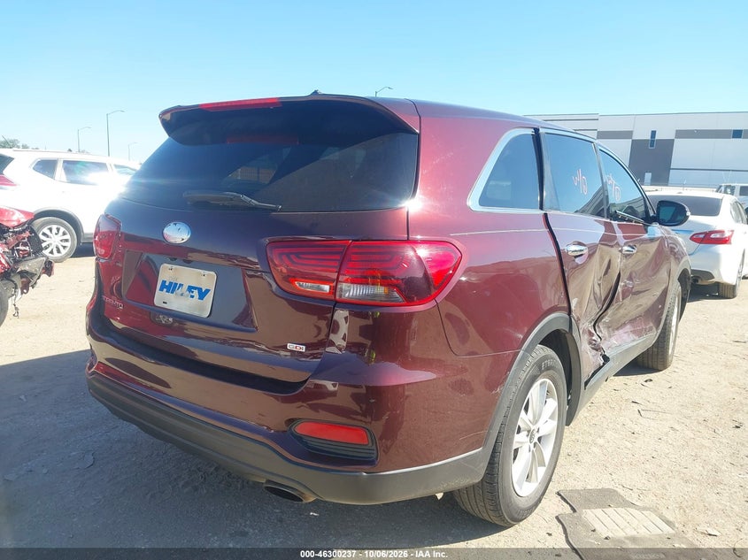 Vin: 5xypg4a34lg624473, lot: 46800400, kia sorento 2.4l lx 20204