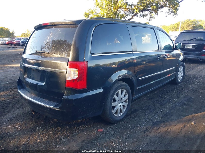 Vin: 2c4rc1bg7dr564674, lot: 46800422, chrysler town & country touring 20134