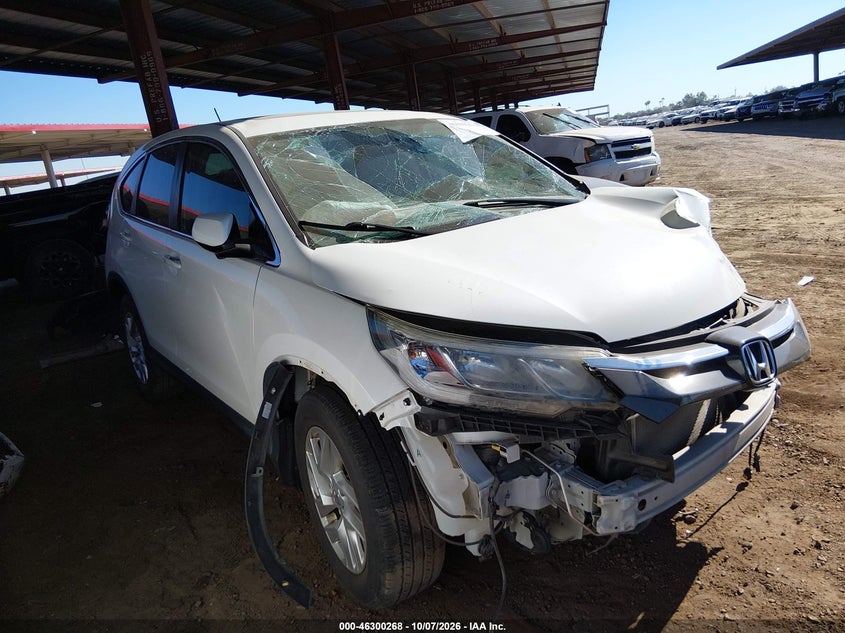 2015 Honda Cr-V Ex, Левый перёд, IAAI, VIN 5J6RM3H57FL023970