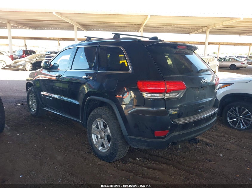 Vin: 1c4rjfbg8ec469375, lot: 46800432, jeep grand cherokee limited 20143