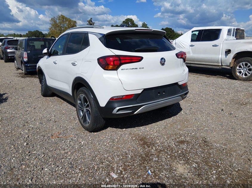 Vin: kl4mmdsl3lb105090, lot: 46800474, buick encore gx fwd select 20203