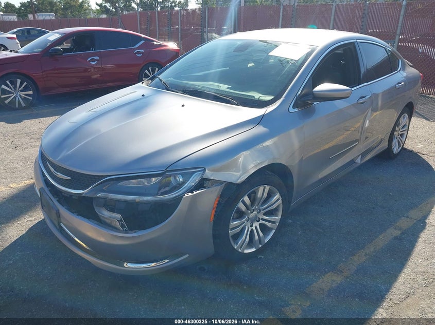Vin: 1c3cccab5fn750807, lot: 46800488, chrysler 200 limited 20152