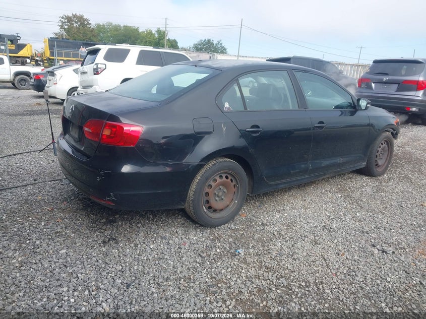 Vin: 3vwdz7aj0bm304806, lot: 46800522, volkswagen jetta 2.5l se 20114