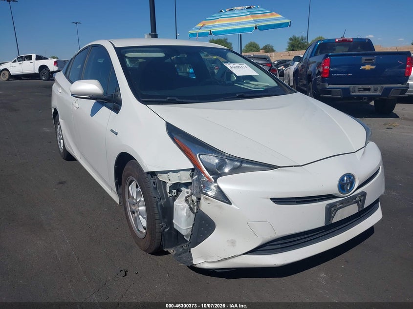 Vin: jtdkarfu5g3025540, lot: 46800536, toyota prius two eco 2016 img_1