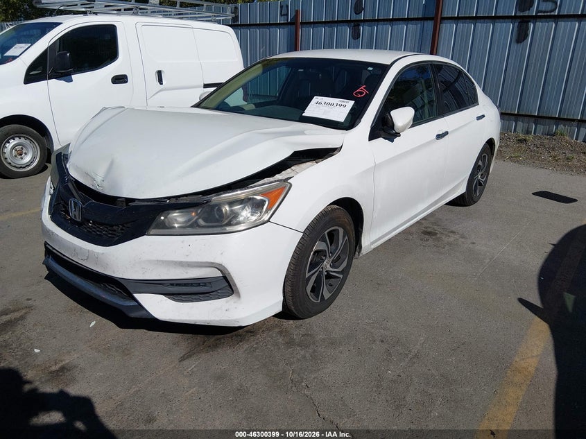 2017 Honda Accord Lx, Front End, IAAI, VIN 1HGCR2F34HA096660 — photo 2