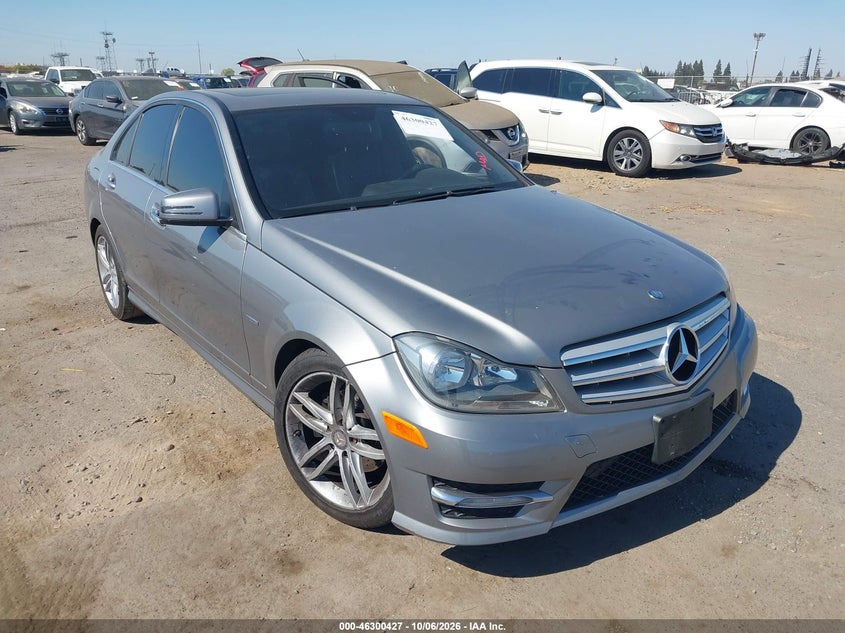Vin: wddgf4hb7ca644738, lot: 46800590, mercedes-benz c 250 luxury/sport 20121