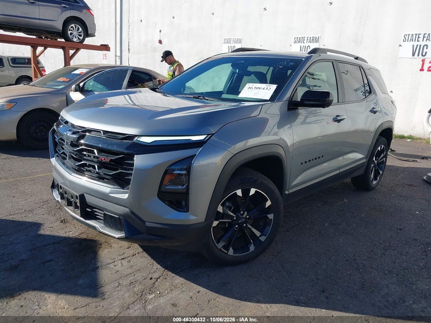 Vin: 3gnaxteg8sl108726, lot: 46800595, chevrolet equinox awd rs 20252