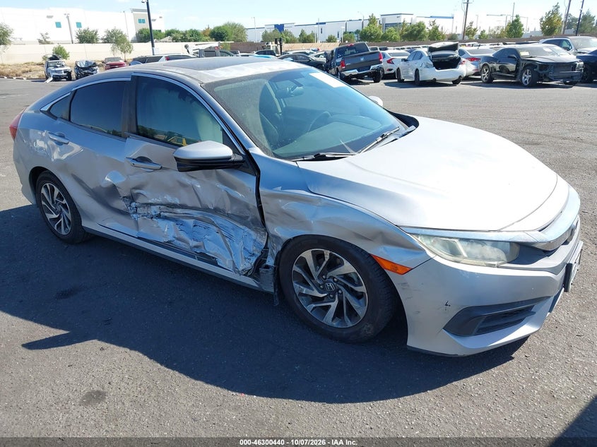 Vin: 2hgfc2f74jh528365, lot: 46800603, honda civic ex 20181