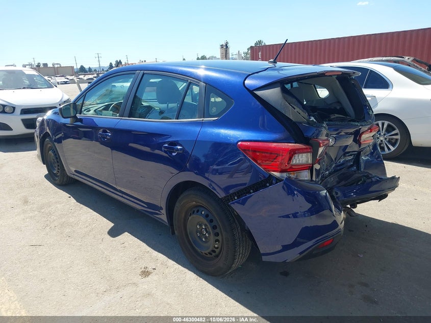 Vin: 4s3gtab69p3702422, lot: 46800645, subaru impreza base 5-door 20233